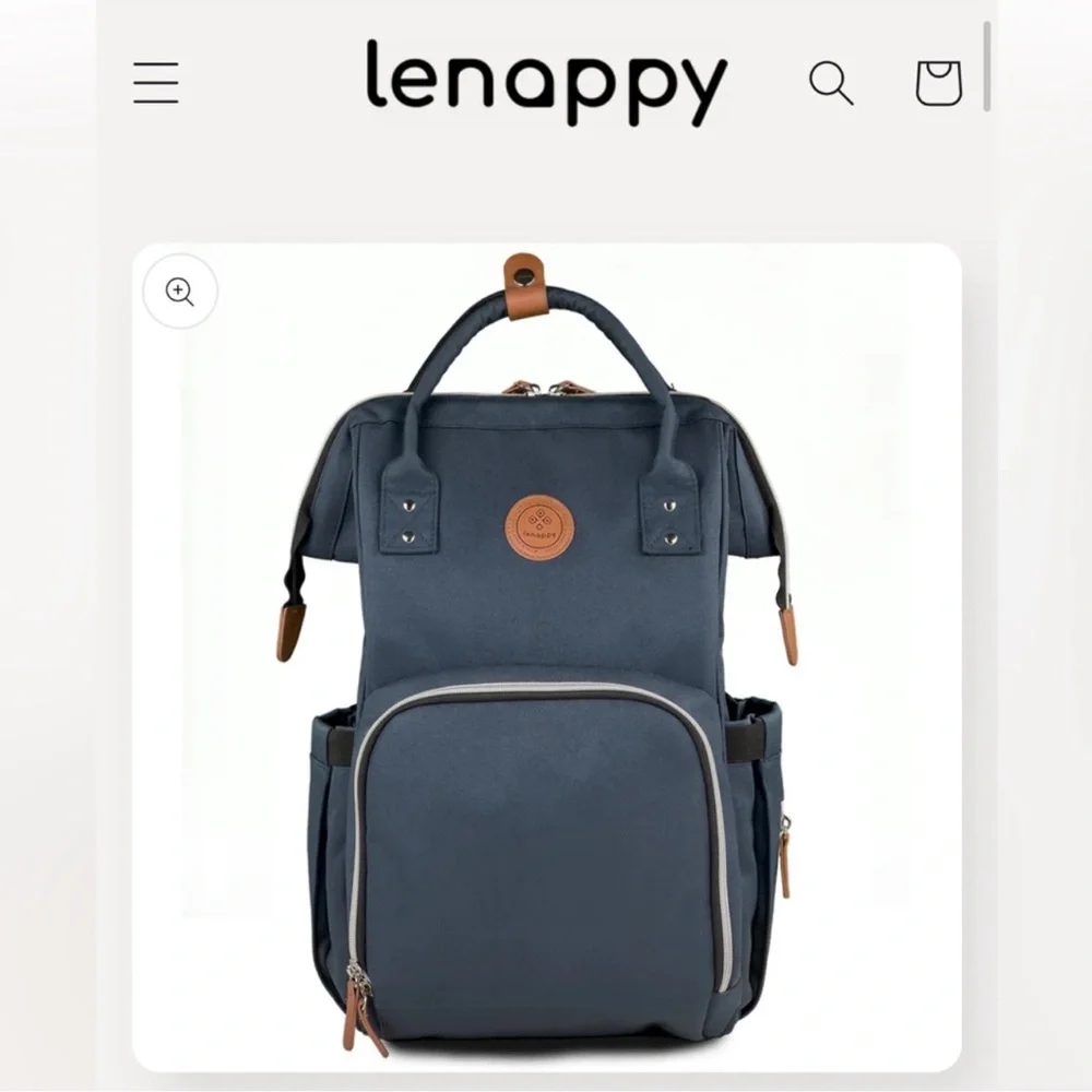 Lenappy the Richie Midnight Blue Diaper Bag.